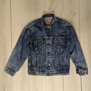 VTG Levi's 1980s Type 3 lll Trucker Jacket Men's Size L Made In USA 57508 rare